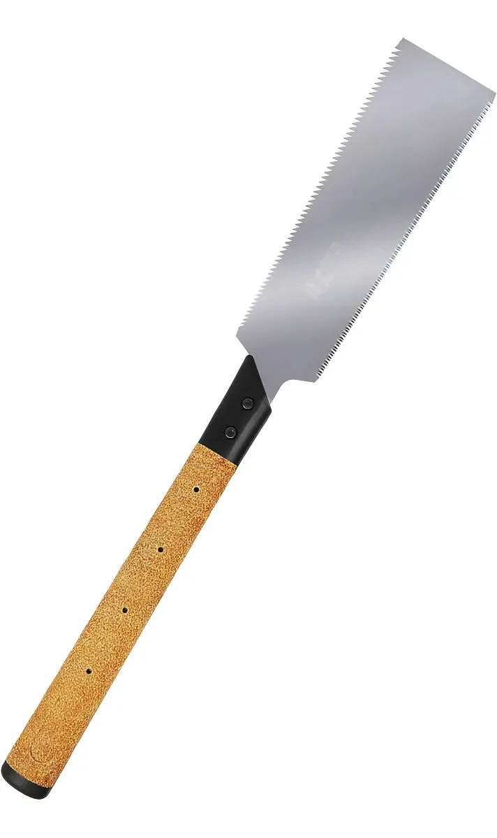 Serrote Japonês Kakuri Ryoba 24cm Aço Temperado Cabo Cortiça