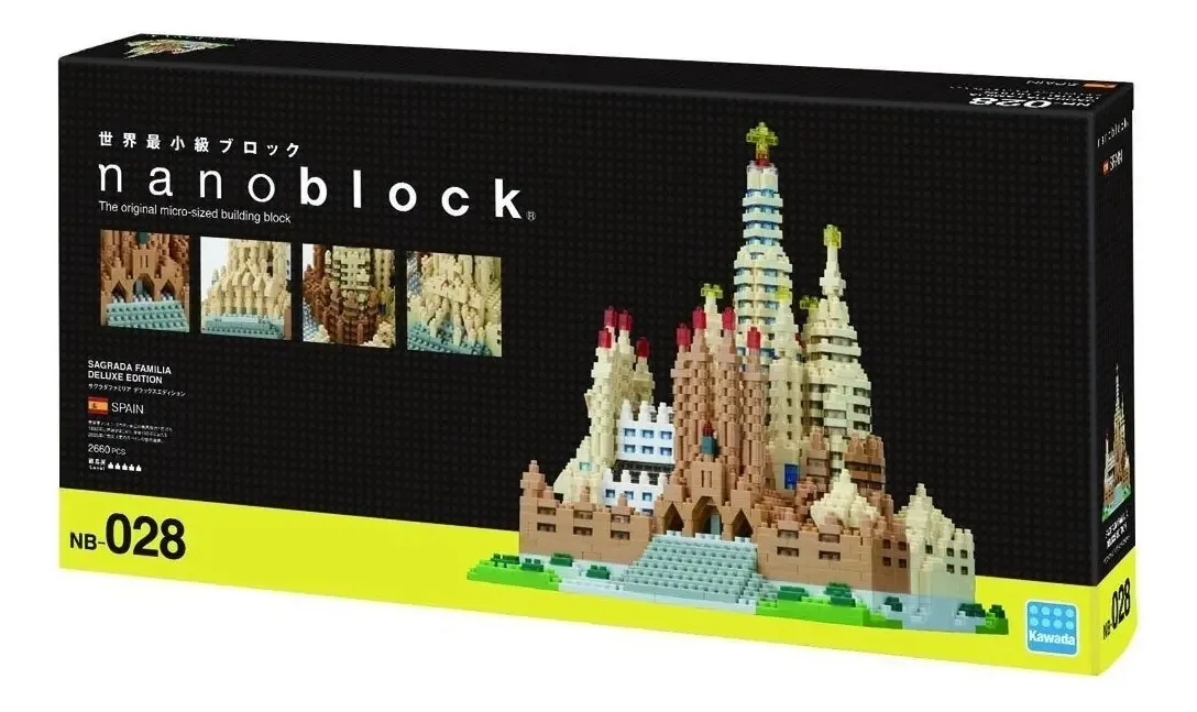 Jogo de brinquedos de arquitetura Nanoblock Sagrada Familia