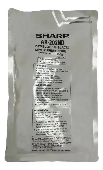 Revelador Sharp Ar-202nd