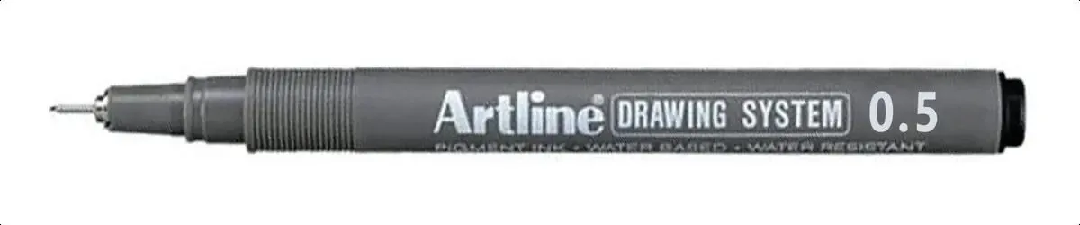 Sistema de desenho Artline/lápis de desenho em dentes e tamanhos