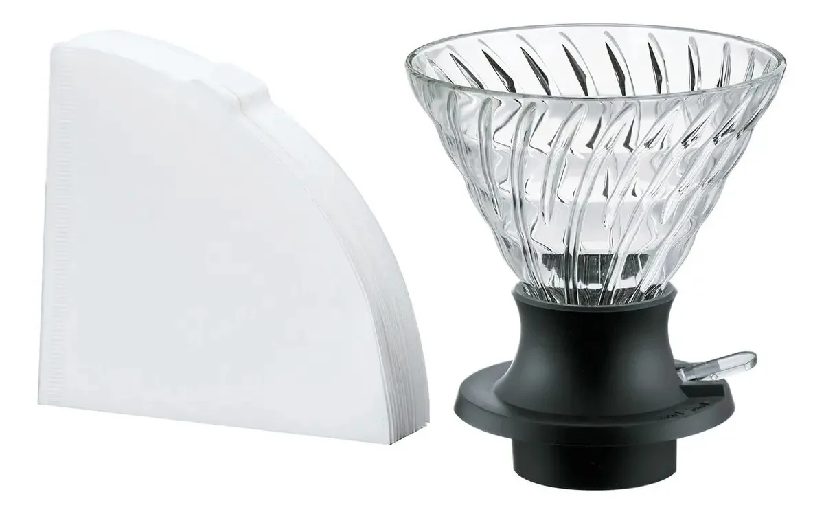 Conta-gotas de imersão Hario Switch tamanho 03 com 40 filtros V6