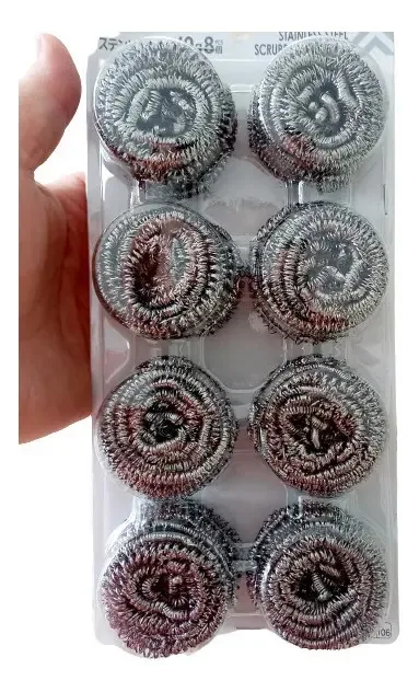 ESPONJA PARA USO EM COZINHA - TAM: 4,5X3CM - 8 UNID