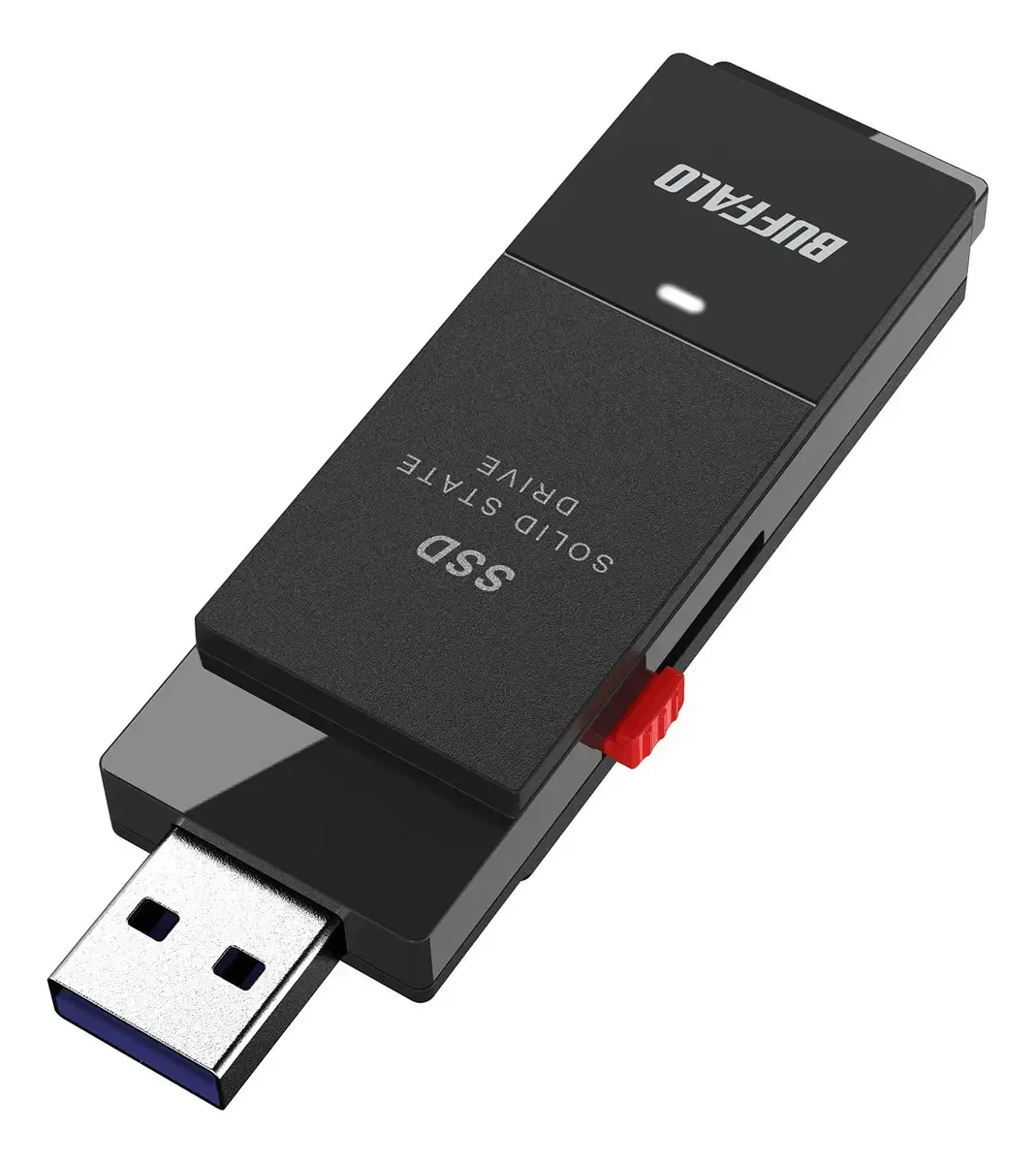 Buffalo Ssd-sct2.0u3ba/n Ssd Externo 2,0tb Usb3.2gen1 Tipo C Compatível, Portátil, Compacto, Compacto, Compacto, Compatível Com Ps5/ps4 (fabricante Certificado), Preto