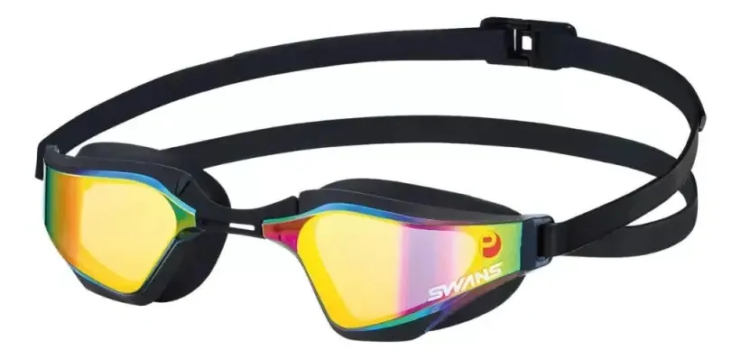 Óculos de natação antibacterianos Swans Valkyrie pretos Sr-72m P