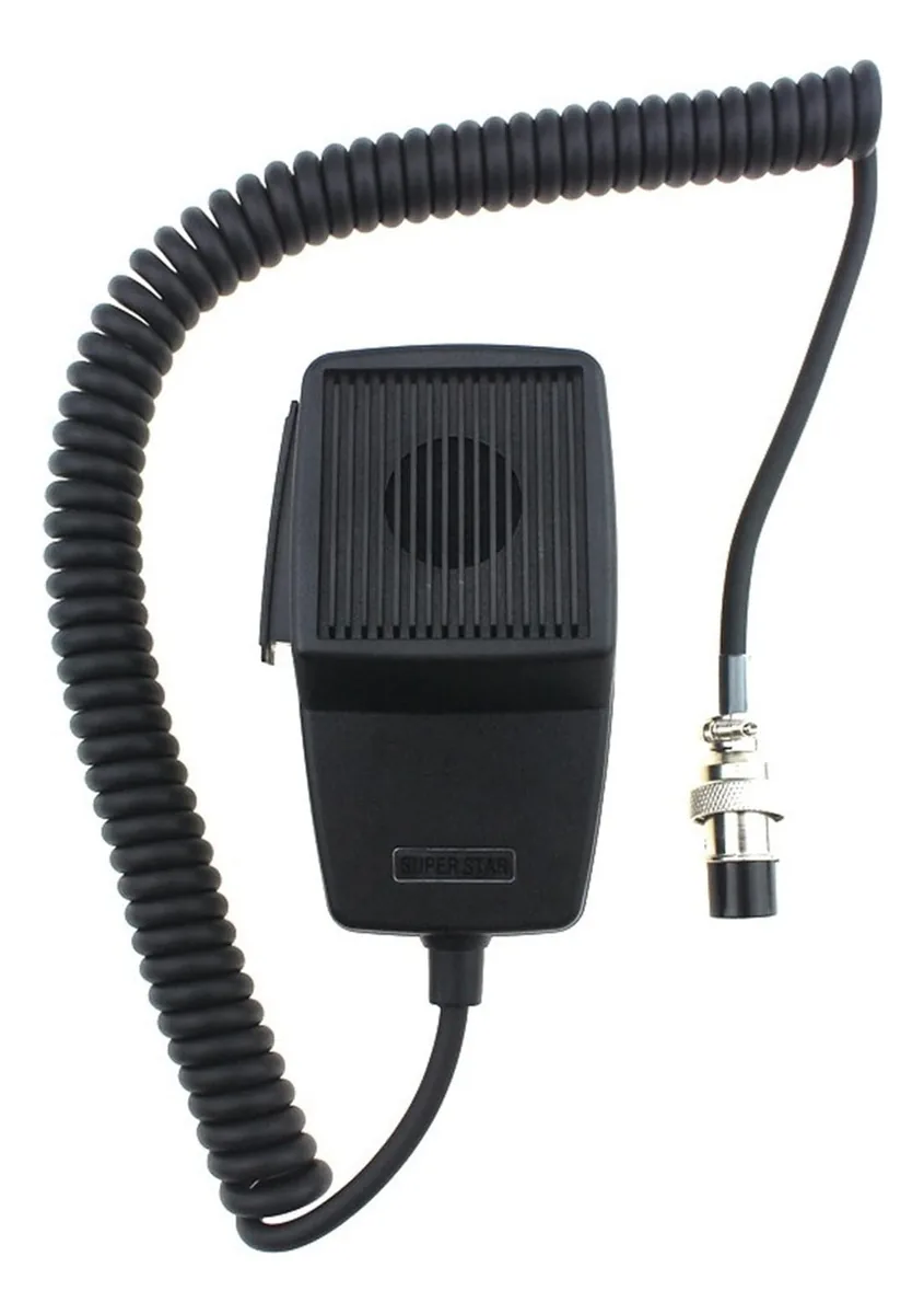 Hasmi Cb-507 Conector De Rádio De Microfone De 4 Pinos Carro De Alto-falante De Rádio Cb Rádio Rádios De Duas Vias Mic Microfone Ajuste Para Cobra Fit Para Uniden Galaxy
