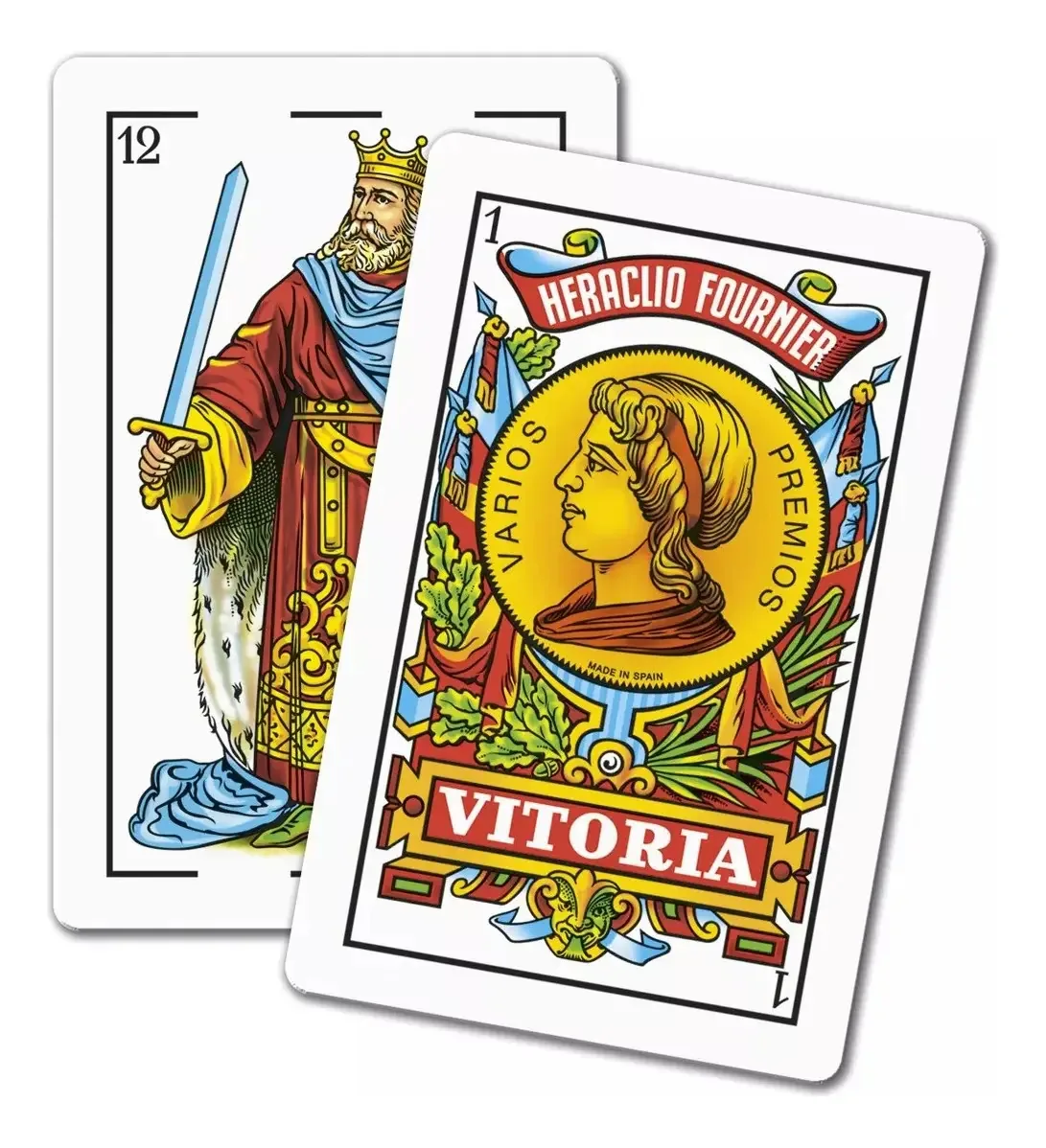 Fournier Heraclio F20984 No. 1 54 cartas e baralhos espanhóis