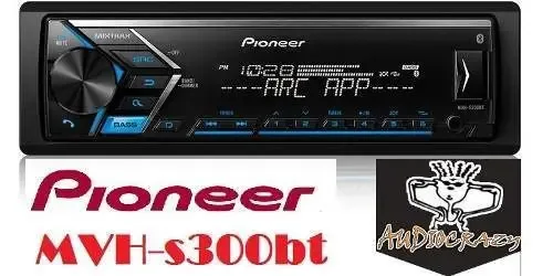 Som automotivo Pioneer MVH S300BT com USB e bluetooth