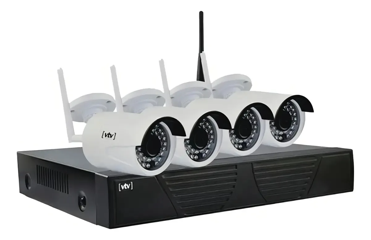 Kit De Monitoramento Alta Segurança - 4 Câmeras - Wifi