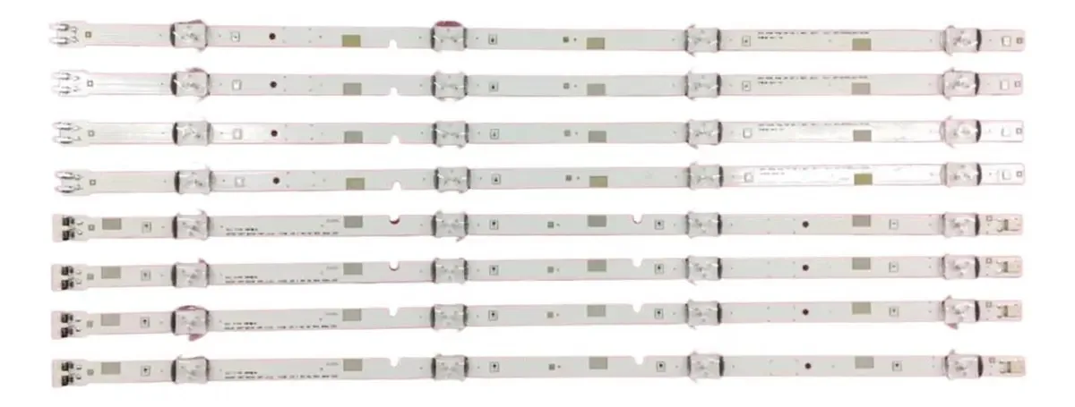 Fita LED Ufdiplmy de 8 peças para iluminação traseira compatível com UE48j5200 UE48j5202 UE48j5205 UE48j5205 UE48j5250 UN48j5000 UE48j5270 UE48j5005 BN96-37296a 37297a (cor: 1 conjunto)