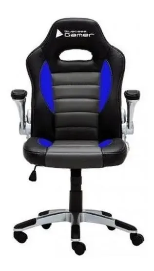 Cadeira Gamer Silver Azul/cinza/preto Bch-10bgybk Bluecase