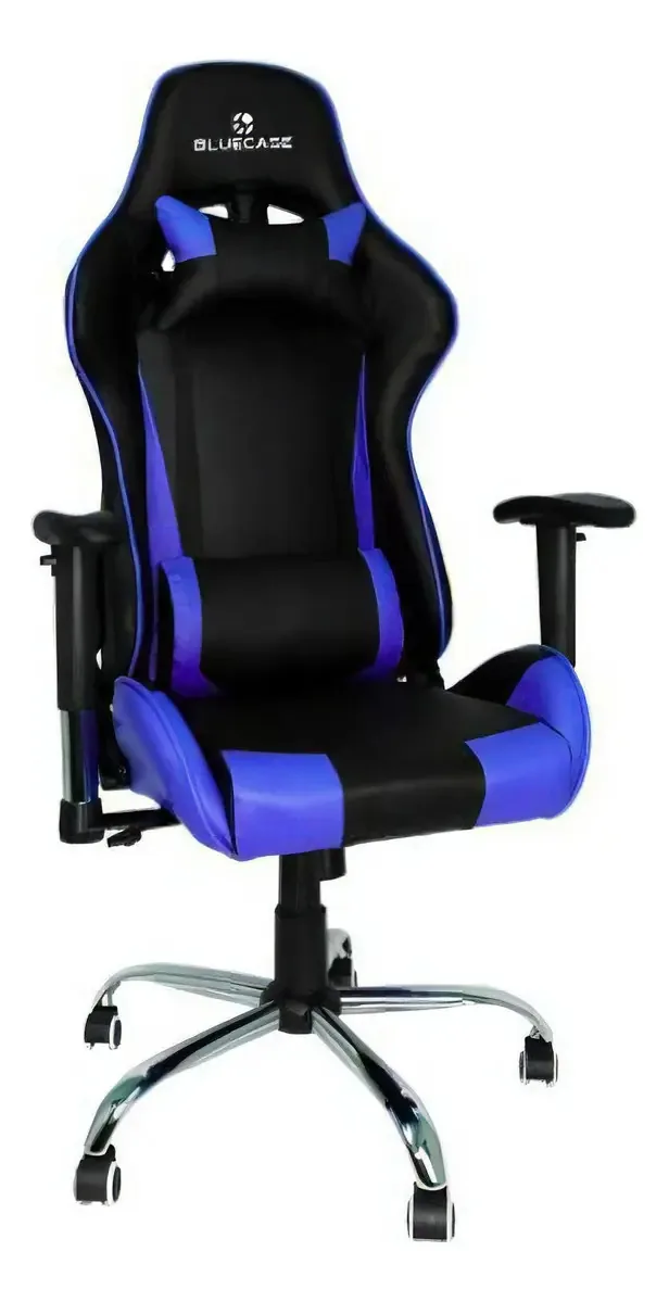 Cadeira Gamer Titanium Reclinável Azul/ Preto Bch-46bbk
