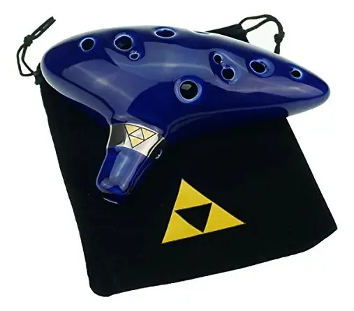 Cheffort Ocarina De 12 Agujeros De Legend Of Zelda, Alto C Ocarina Con Bolsa Protectora, Compra Zelda Ocarina, 12 Agujeros Zelda Ocarina, Ocarina Del Tiempo, Ocarina Play By Link In Zelda