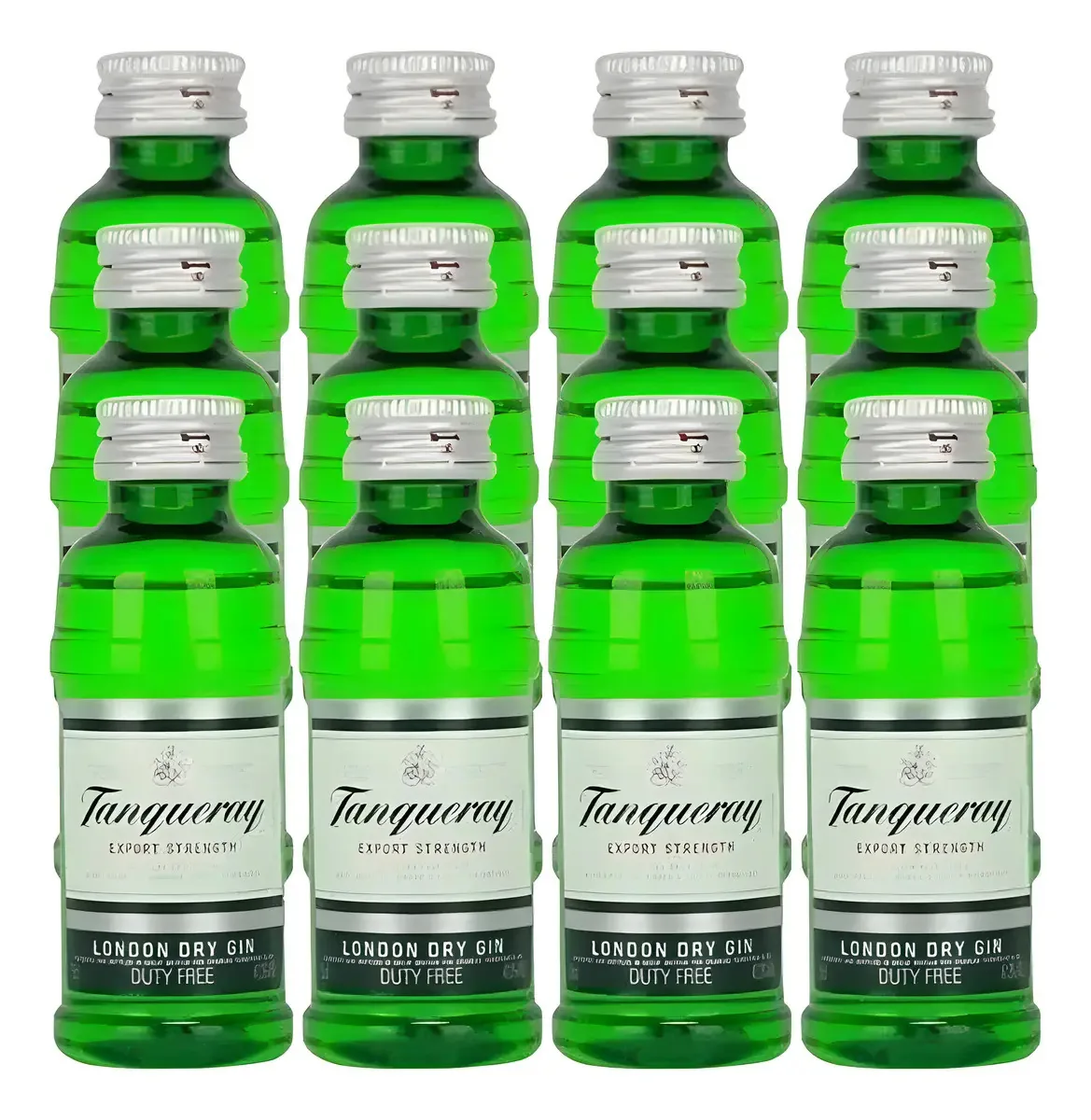 Gin Tanqueray London Dry Pack Com 12 Miniaturas 50ml