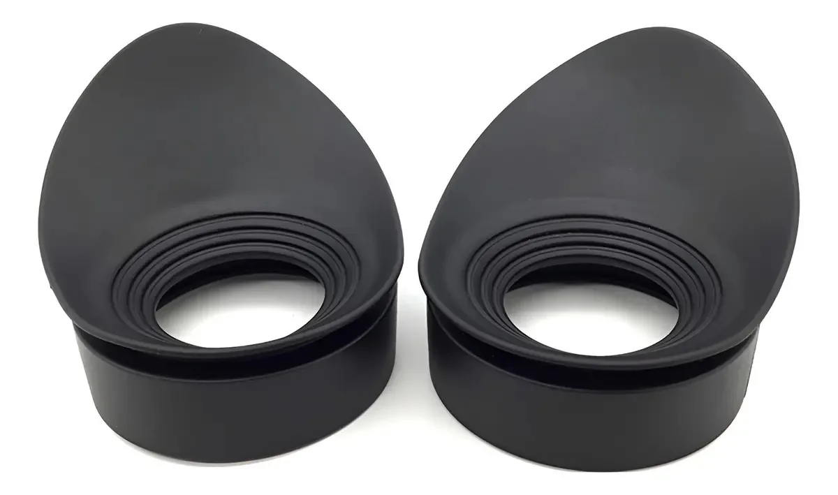 Fslmeil Um par de binóculos de borracha para olhos, proteja