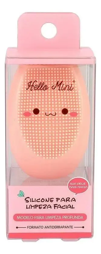 Esponja De Silicone Para Limpeza Facial Hello Mini