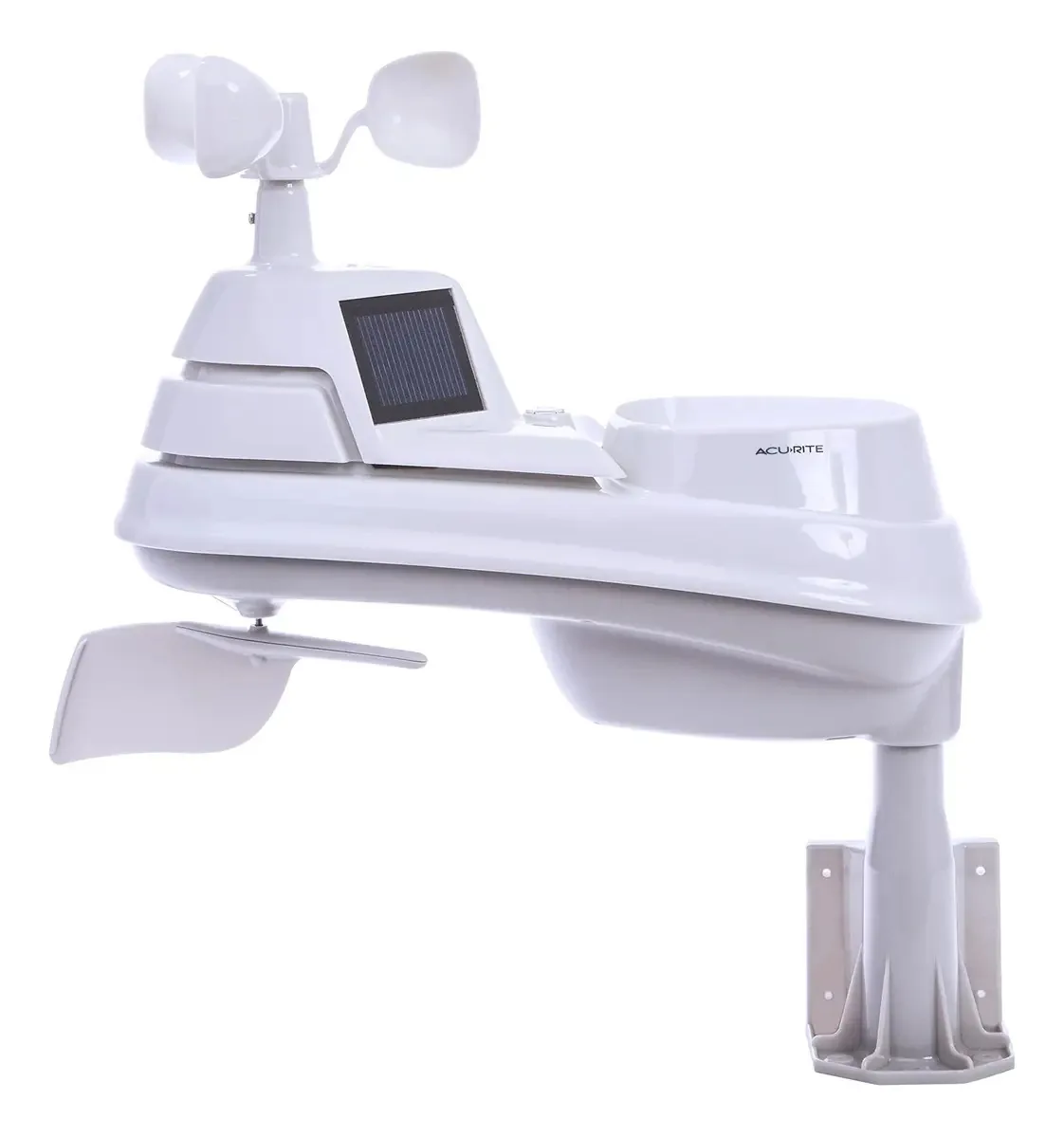 Acurite Iris 06014 Pro+ (5 em 1) Sensor Meteorológico com Pluviômetro, Velocidade do Vento, Direção do Vento, Temperatura e Umidade