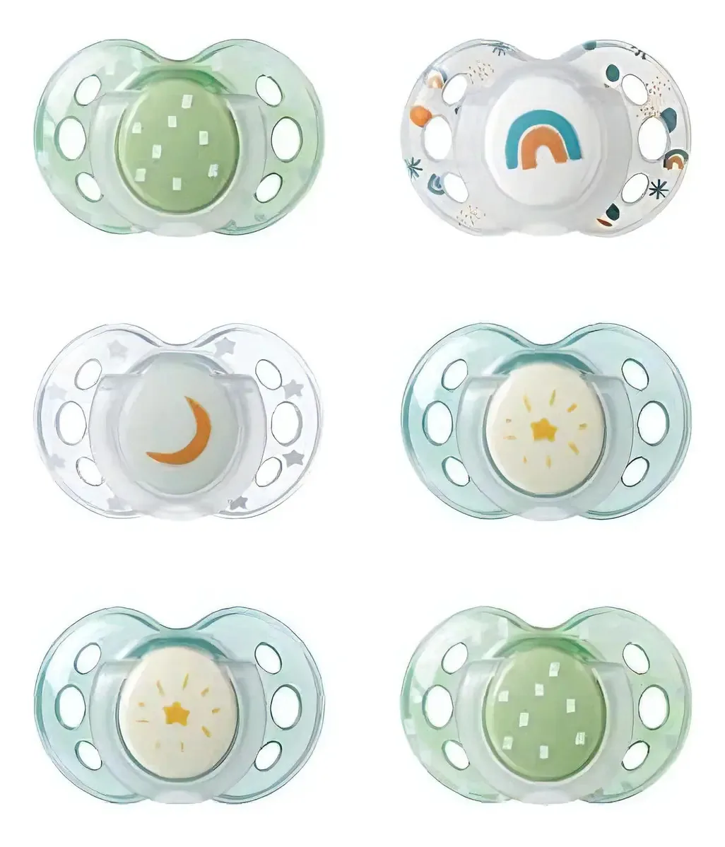Chupetas Tommee Tippee Time Glow In The Dark, Sil