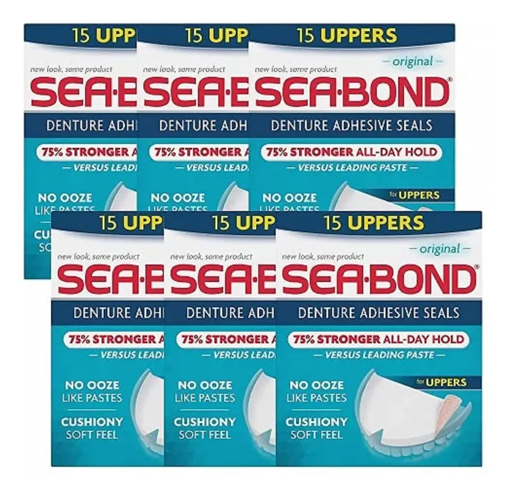 Adesivo para dentaduras Sea Bond, quantidade 30