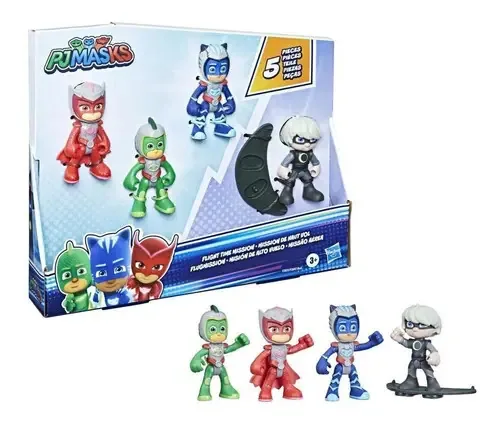 Bonecos Pj Masks 4 Figuras Missao Aerea Hasbro F2835