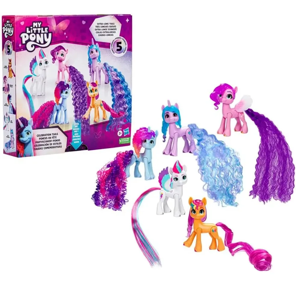 Pacote de 5 bonecos My Little Pony Celebration Styles