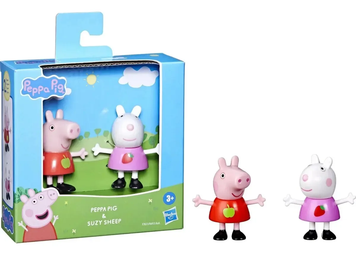 Pacote de 2 bonecos de ovelhas Peppa Pig e Suzy - Peppa Pig