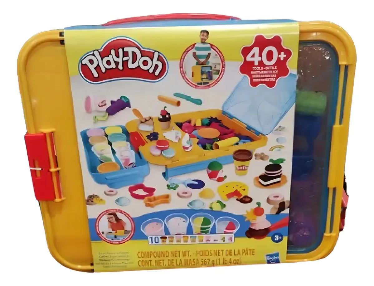 Conjunto Play Doh Play Doh Candy & Delights, 40 ferramentas de cores multicoloridas