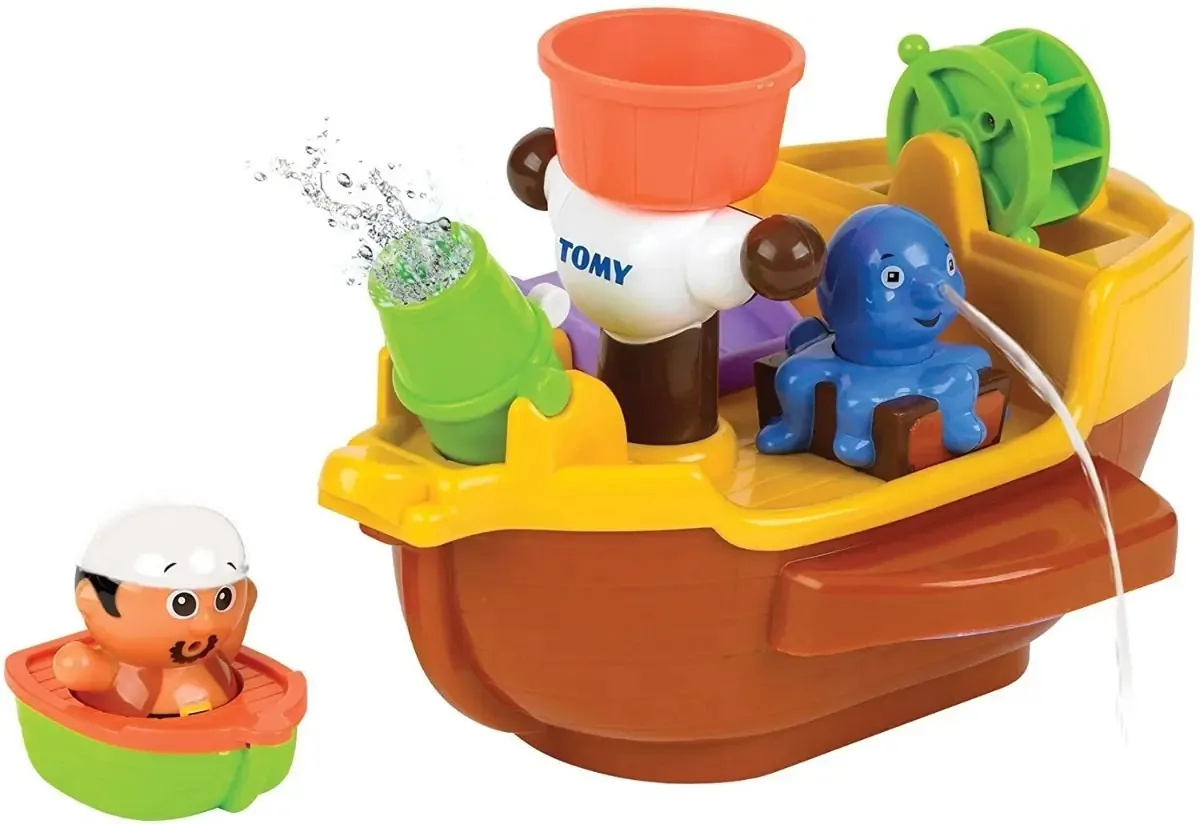 Conjunto de banho para navio pirata Tomy Bebe Activities 92117 Edu