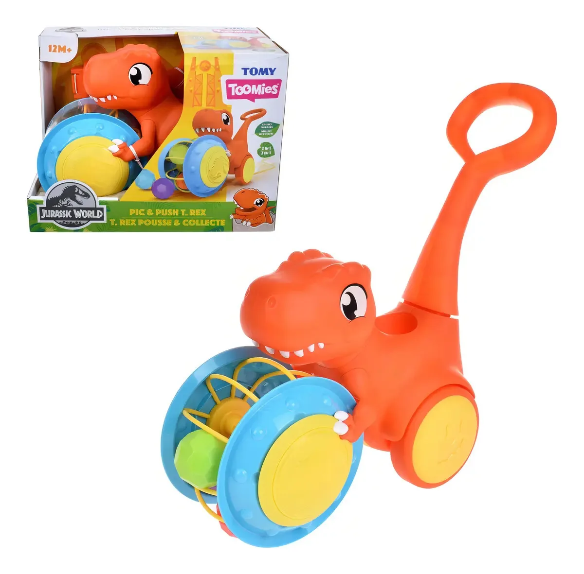Colibri Dinosauriot-rex Apanha Bolas Jurassic World Cor Multicolor