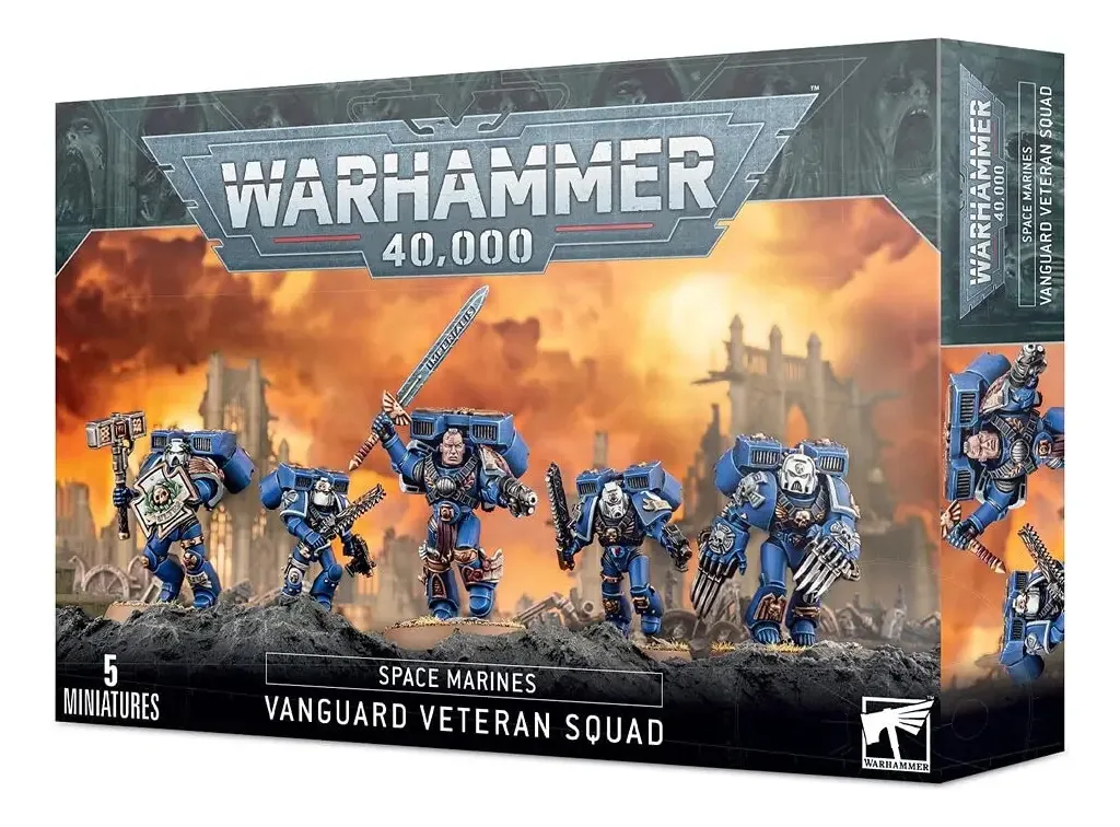 Jogo em Miniatura Space Marine Vanguard Veteran Squad