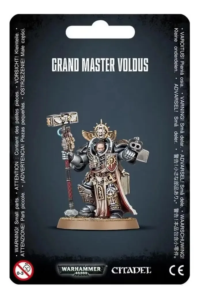 Grand Master Voldus Grey Knights Warhammer 40k Cinza