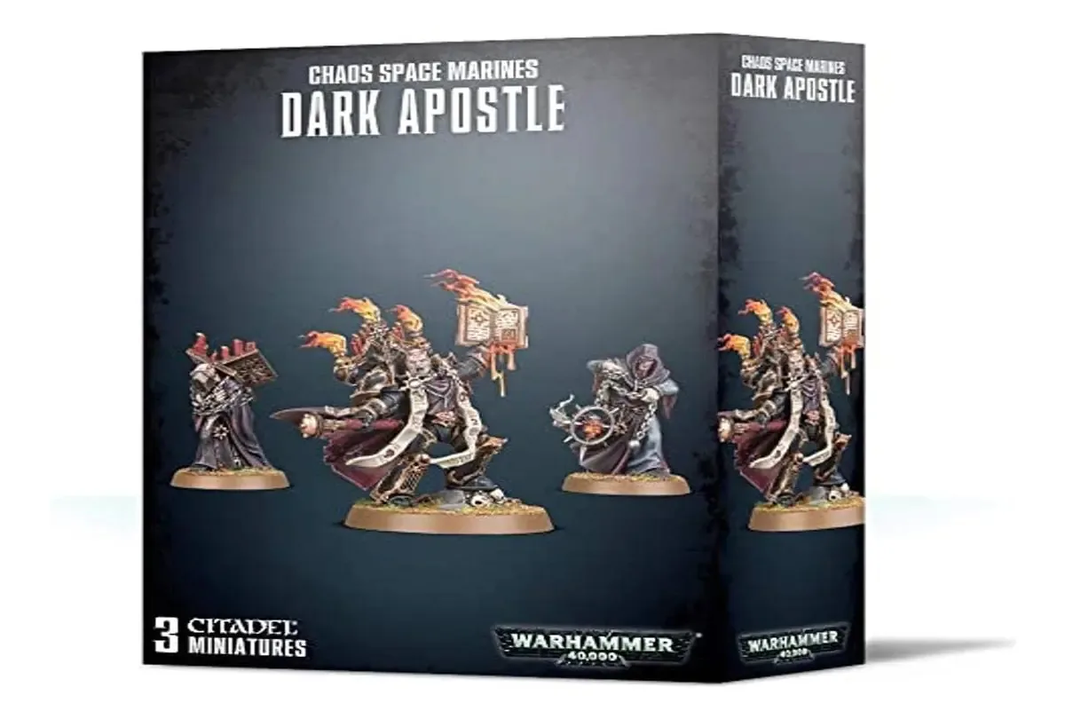 Miniatura Warhammer 40k Apóstolo Sombrio Marines do Caos