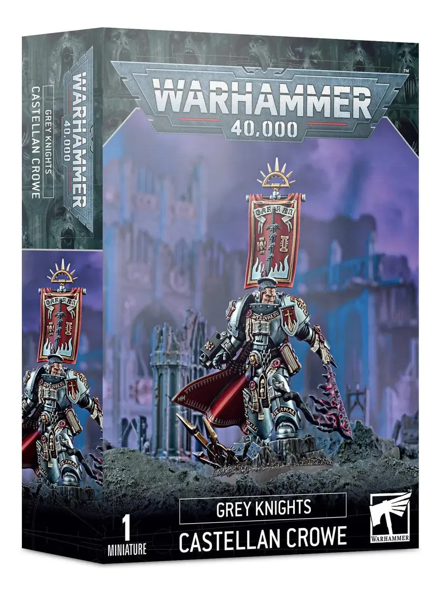 Workshop de Jogos Warhammer 40k - Grey Knights Castellan Crowe