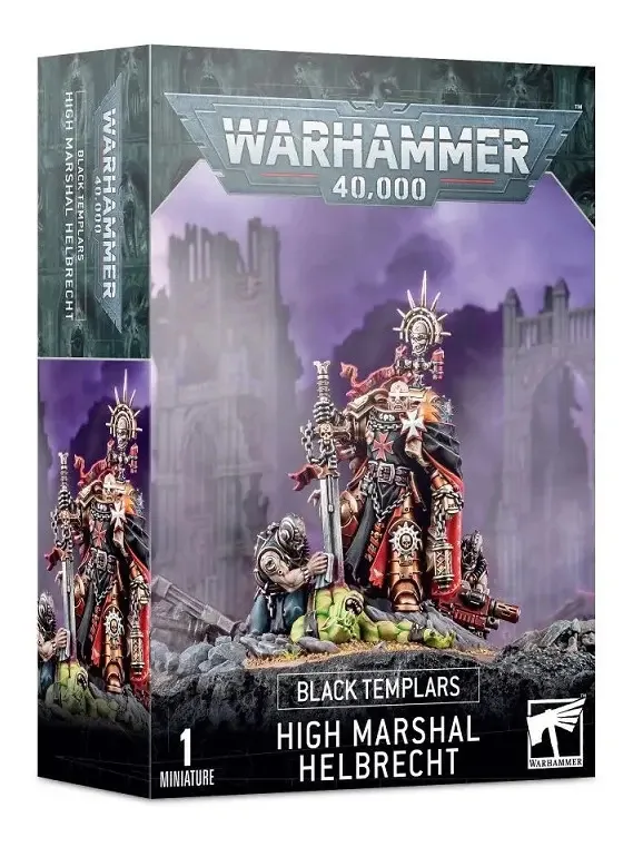 Gw Warhammer WH40k Black Templars, Alto Marechal Helbrecht
