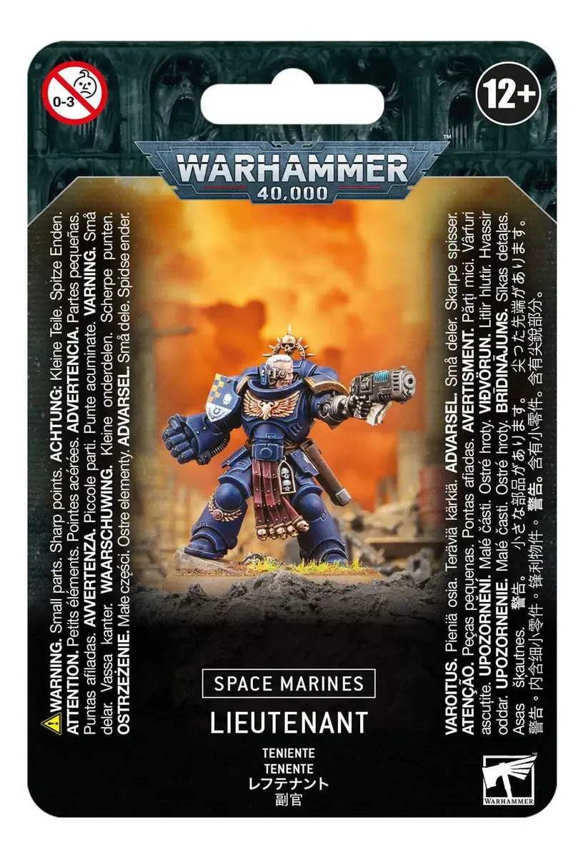 Tenente Primário da Marinha Espacial Blue Warhammer 40k
