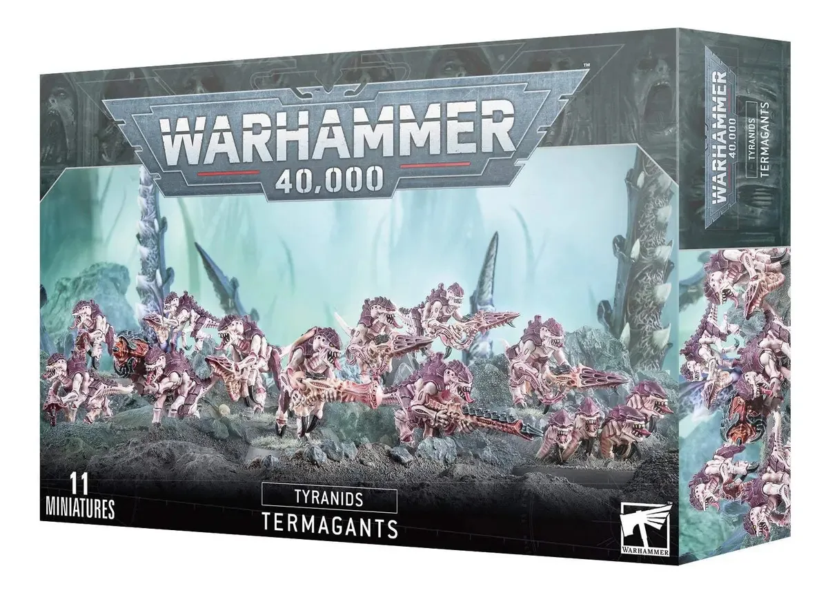 Jogos de miniaturas de Tyranids Termagants Warhammer 40k 2023