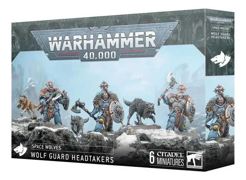 Gw Warhammer 40k Space Wolves Wolves Wolf Guard Headtakers