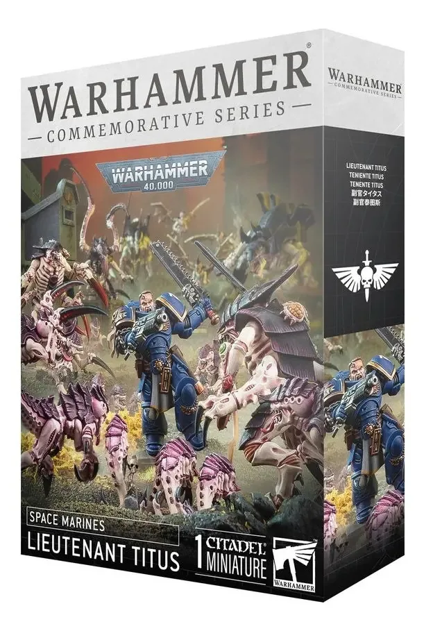 Workshop de jogos Warhammer 40k Space Marines Lieutenant Titus