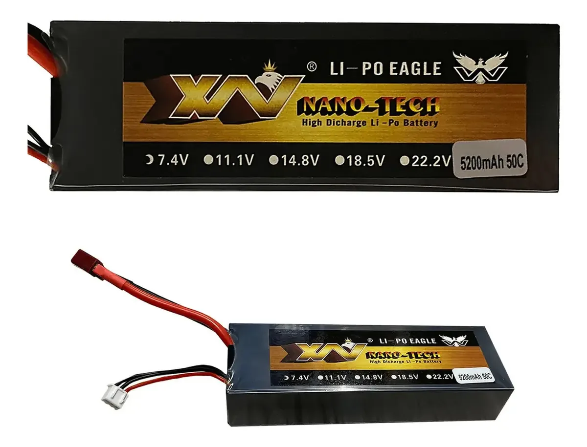 Bateria Eagle® 5200mah 7.4v Li-po 2s, brinquedos eletrônicos