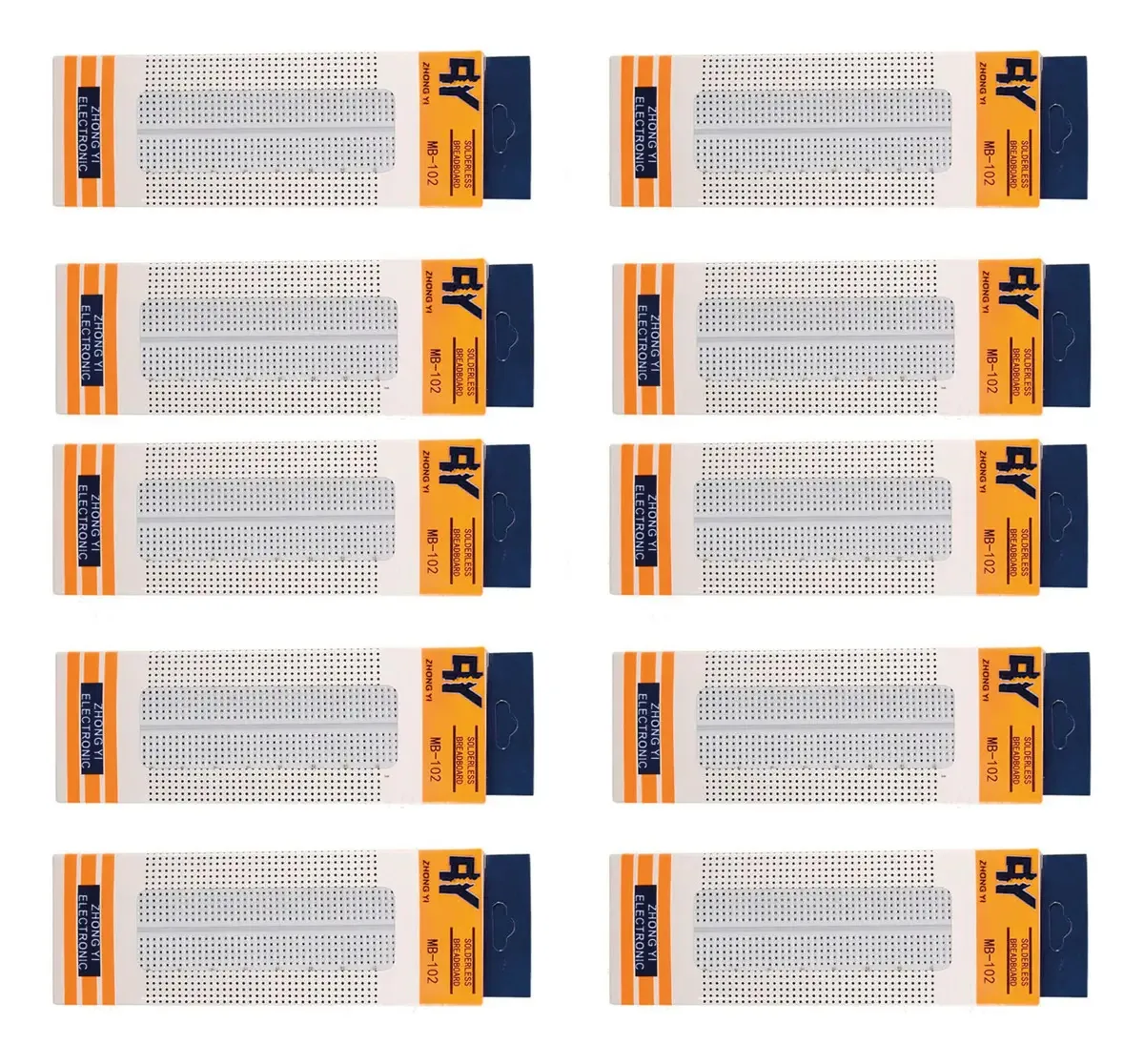 Protoboard de 10 peças, 830 pontos, Mb-102, Proto Arduino