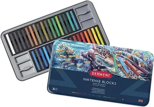 Bastões de tinta Intense Block Derwent X36