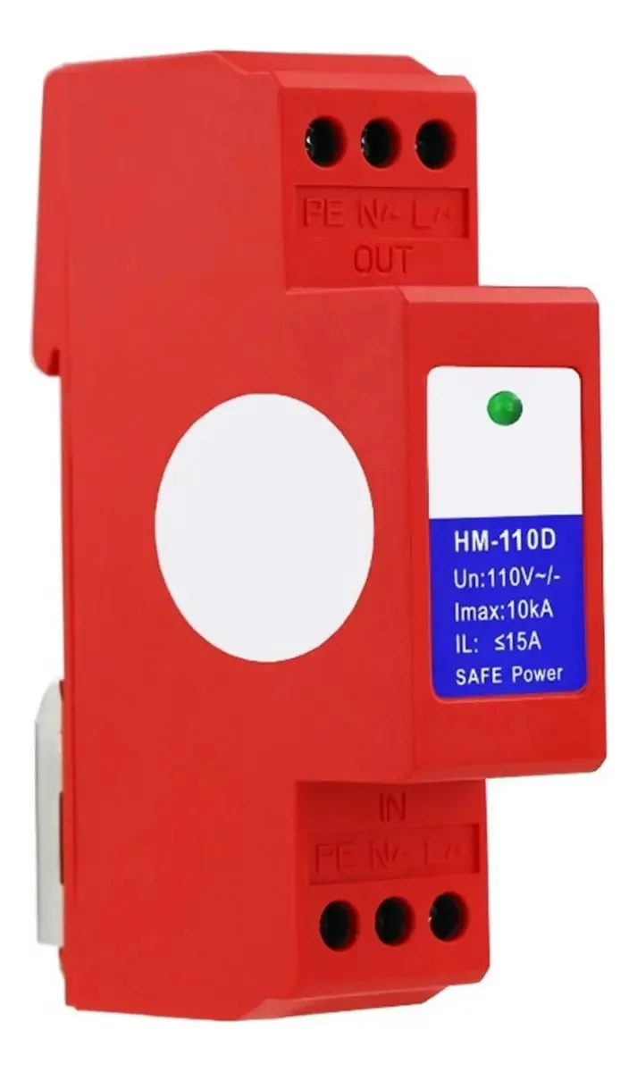 Pára-raios De Fonte De Alimentação De Alta Carga De 110v, Pára-raios De Fonte De Alimentação Classe D De 10ka, Protetor Contra Sobretensões H-m-110d
