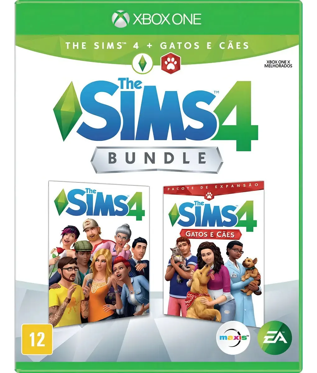 The Sims 4 Gatos E Cães Bundle Xbox One Mídia Física Lacrado