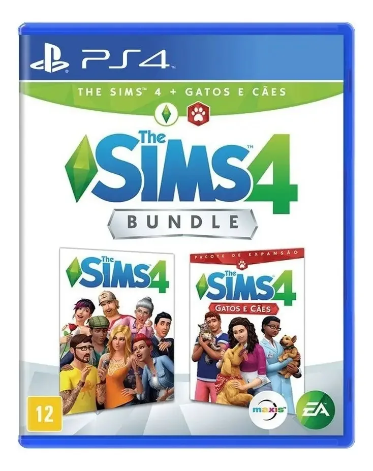 Bundle The Sims 4 Gatos E Cães Ps4 Mídia Física