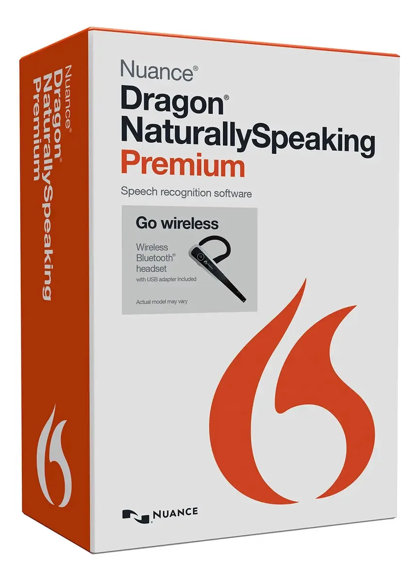 Nuance Dragon Naturallyspeaking Premium Wireless 13.0 - Software de Reconhecimento de Voz (4096 Mb, 2048 Mb, Internet Explorer 9 / Chrome / Firefox, Eng, Completo)