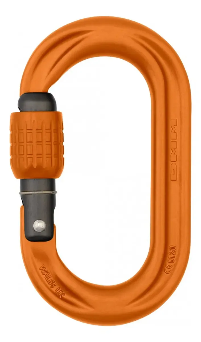 Mosquetão Dmm Oval Mini Thread Rapel Canonism Rescue Laranja Cor Laranja Claro