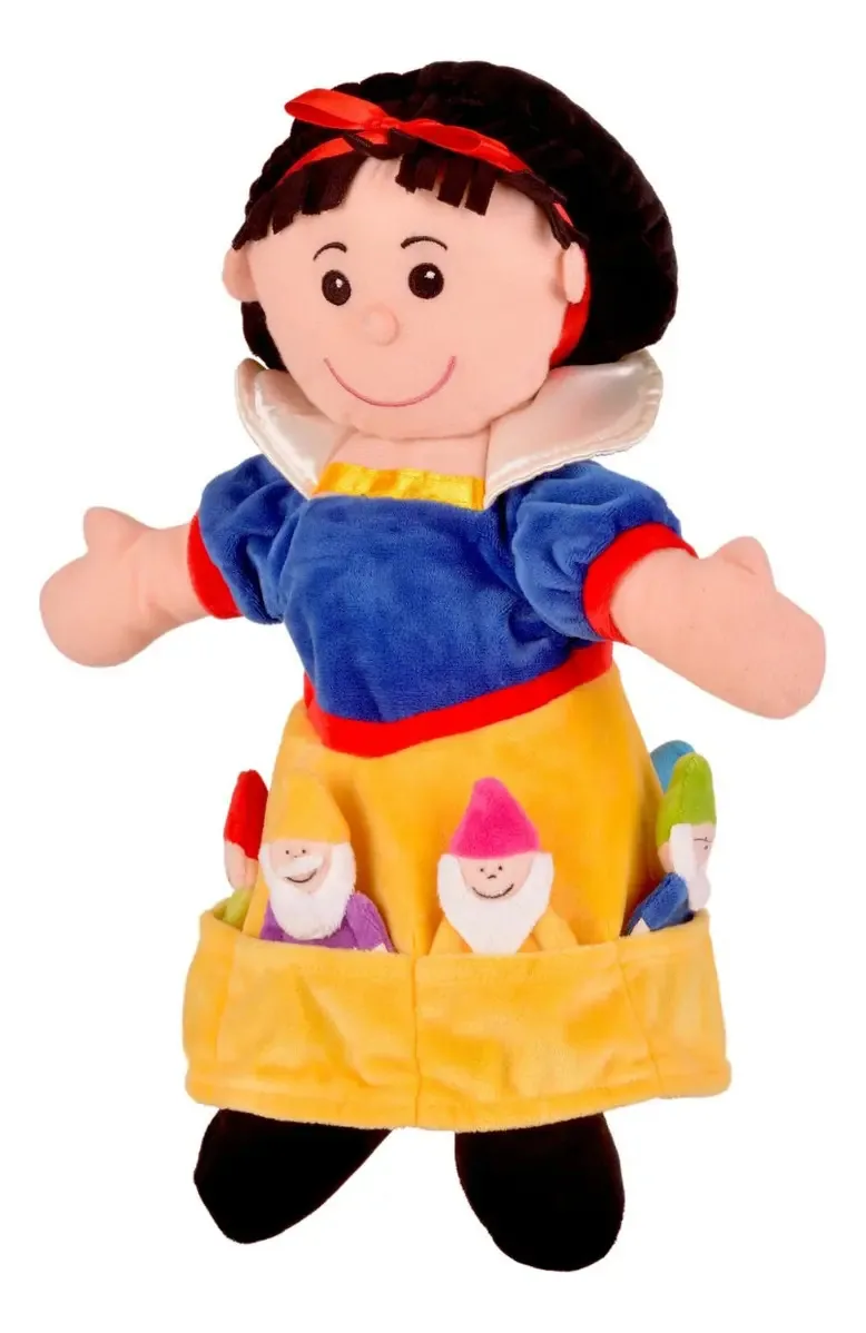 Fantoches de mão e dedo Branca de Neve e os Sete Anões