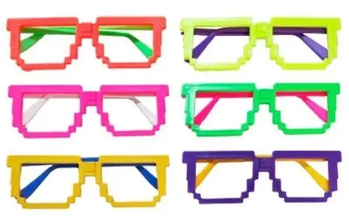 Oculos Minecraft/atari Neon C/10 Ref.1398 Rasul