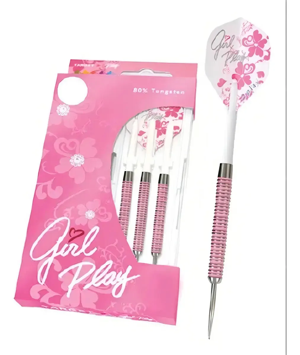 Jogo Dardos Profissional Target GirPlay Sugar 24g Rosa Tungstênio