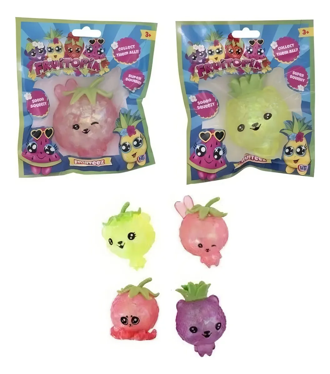 Brinquedo antiestresse Squishy Fruit Animals Fidget Toy