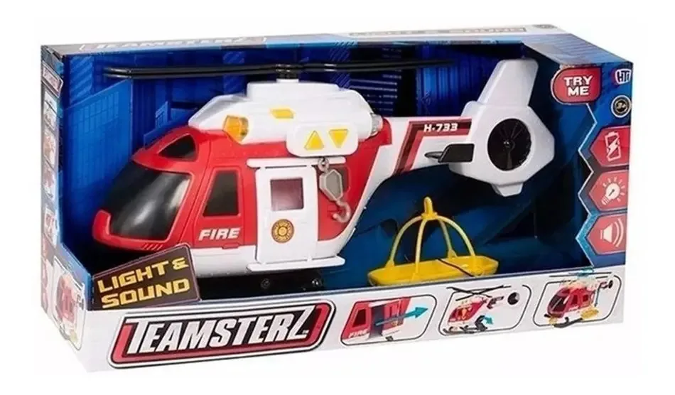 Helicóptero de bombeiros Teamsterz